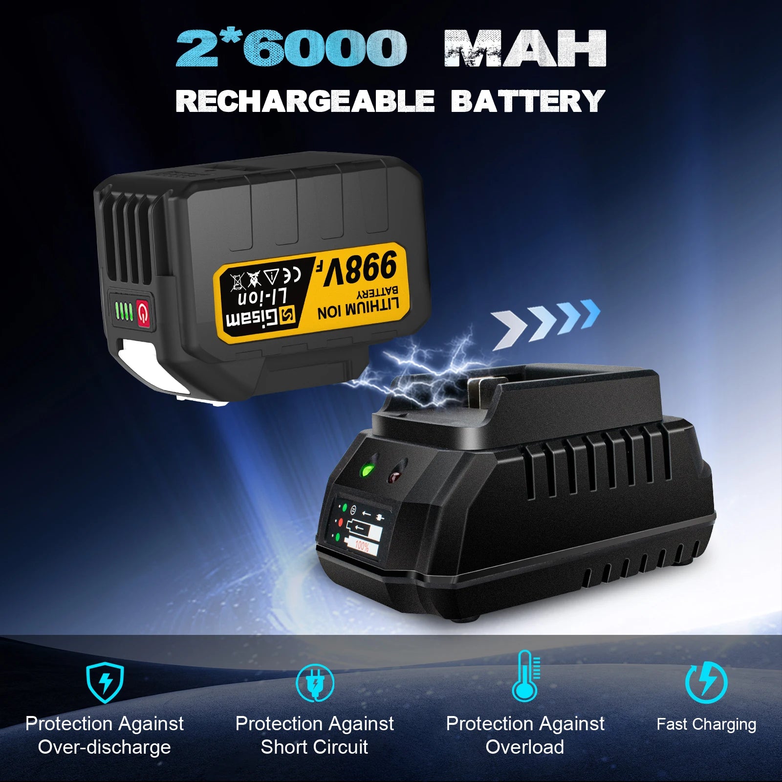 2000W Accu Bladblazer - Makita 18V Compatibel - 
Gratis verzending in Nederland