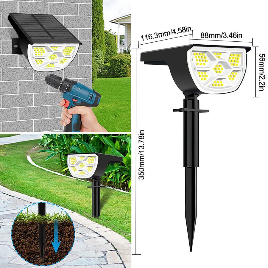 72/68 LED Solar Tuinspots - 
Gratis verzending in Nederland