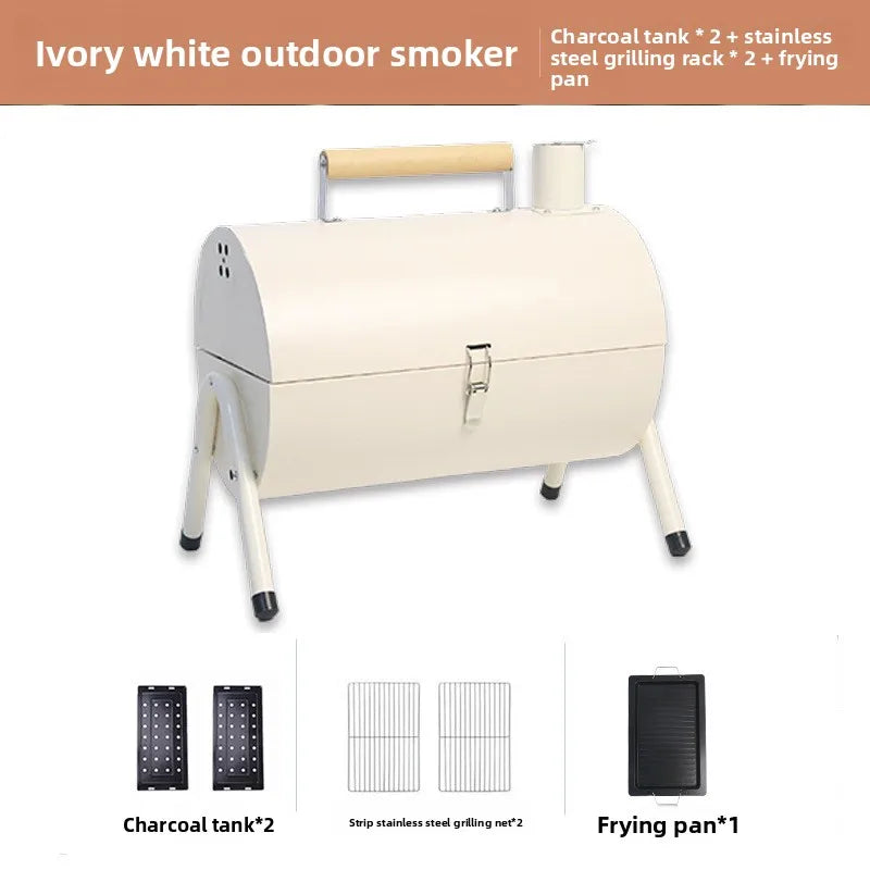 Rookloze 2-in-1 BBQ Grill – Draagbare Grill & Bakplaat voor Binnen en Buiten - 
Gratis verzending in Nederland