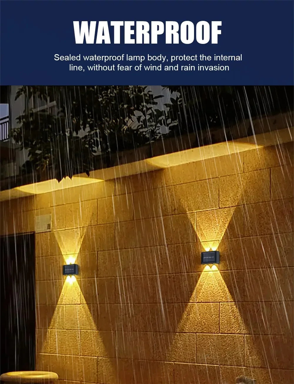 12 LED Solar Wandlamp – Waterdichte Tuinverlichting voor Buiten - 
Gratis verzending in Nederland