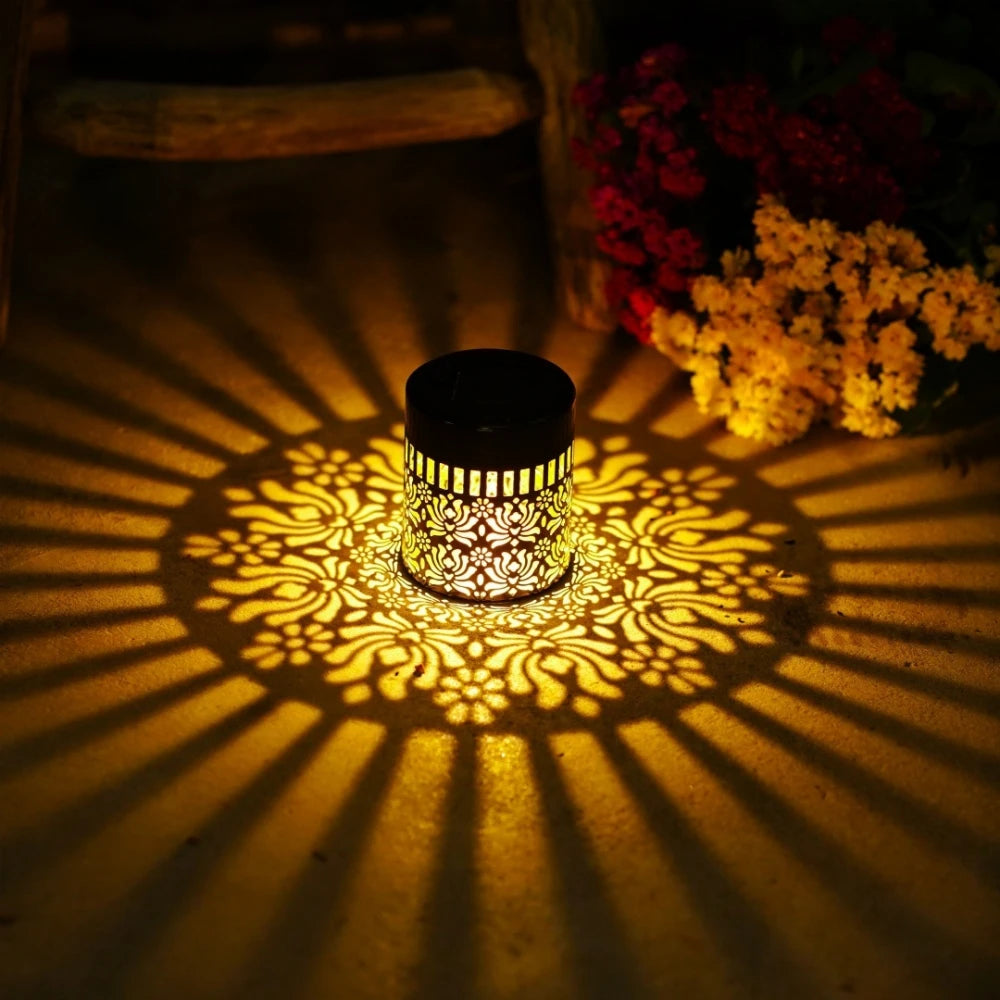 Solar Wandlamp met Pioenroos Patroon – IP65 Waterdichte Buitenverlichting - 
Gratis verzending in Nederland