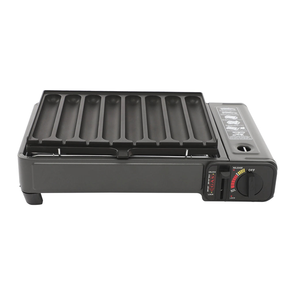 Tafelmodel Gas BBQ – 42 × 26 × 11 cm Draagbare en Demonteerbare Gasbarbecue - 
Gratis verzending in Nederland