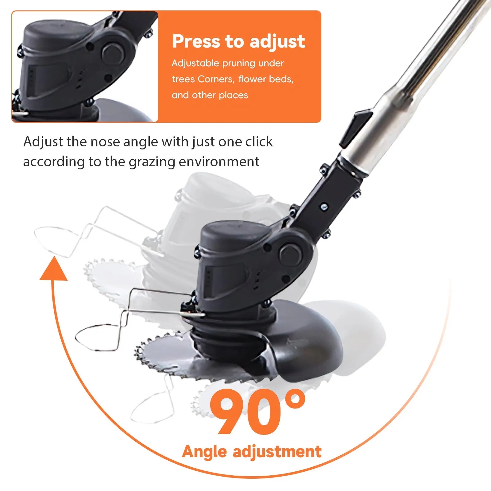850W Accu Grastrimmer – Elektrische Grasmaaier voor Tuin en Gazon (Makita Accu Compatibel) - 
Gratis verzending in Nederland
