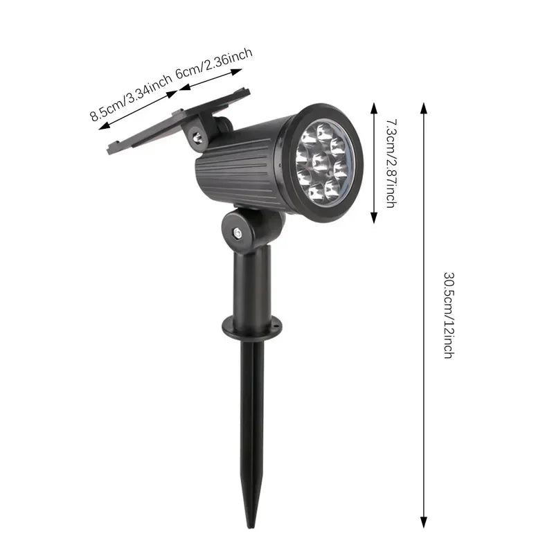 9 LED Solar Tuinspot - Gratis verzending in Nederland