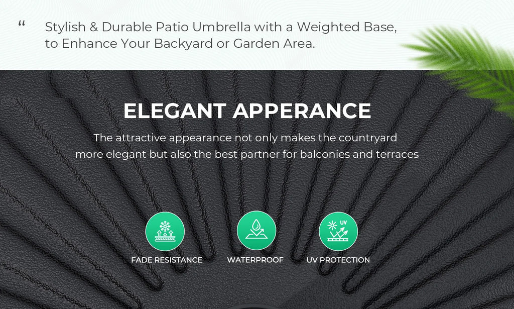 22L Parasolvoet – Vulbare Patio Umbrella Stand voor Buitenparasols - 
Gratis verzending in Nederland
