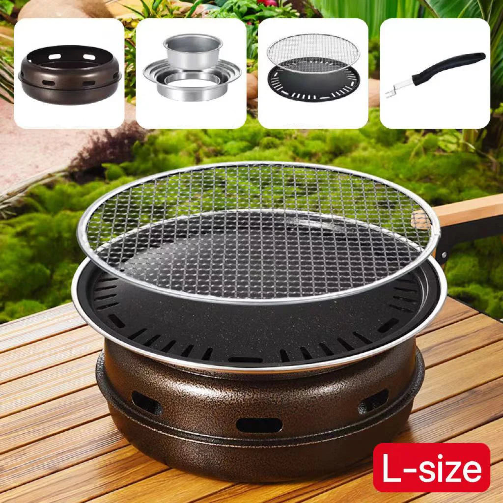 Koreaanse ronde BBQ grill -Gratis verzending in Nederland